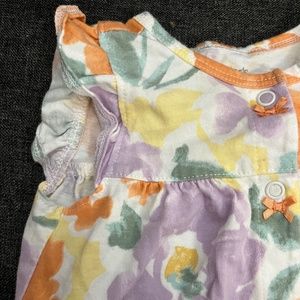 Carter's Baby Floral Snap-On Romper